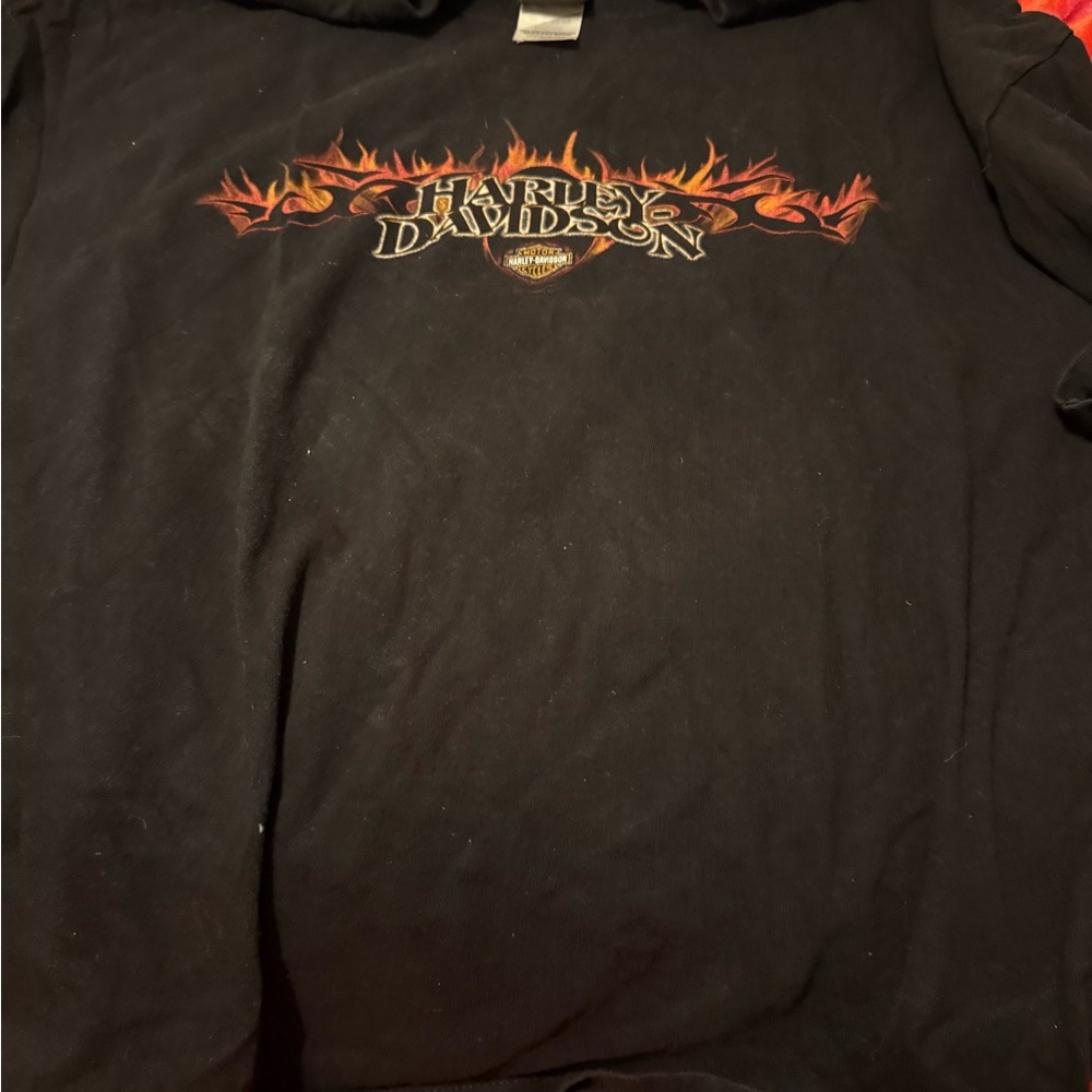 Harley-Davidson Black and Orange Cape Fear Tee